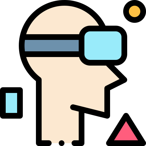 Virtual reality glasses
